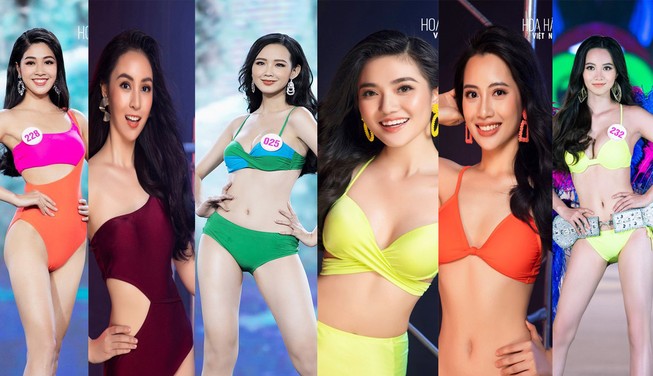 Ngắm người đẹp có vòng 3 khủng vào chung kết Hoa hậu Việt Nam