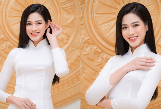 Đỗ Hà - 'Đại sứ hình ảnh của Hội Chữ thập đỏ' với áo dài trắng