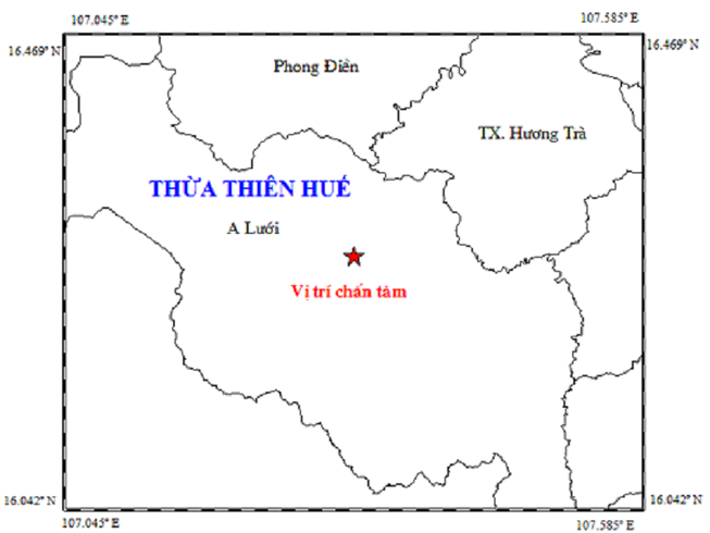 Động đất tại Thừa Thiên-Huế