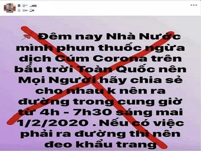 Triệu tập chủ tài khoản Facebook đăng tin sai về dịch Corona