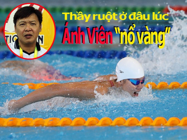 Clip: Thầy ruột ở đâu lúc Ánh Viên 'nổ vàng' SEA Games 30