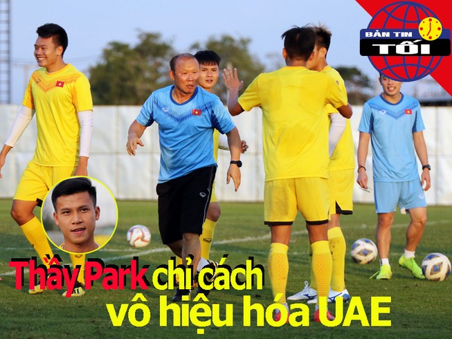 Ông Park chỉ học trò cách vô hiệu hóa UAE; 'Búp bê Nga' đến Úc