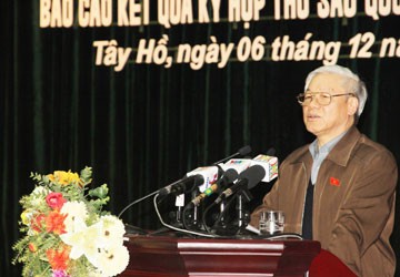 “Cái đáng lo là tình trạng đua nhau tham nhũng...”