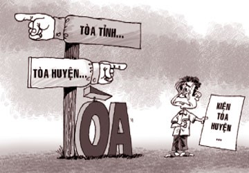 Tòa bị kiện nhưng không chịu thụ lý