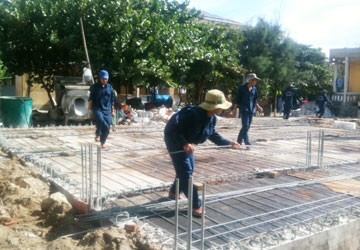 Ráo riết xây trường cho học sinh Trường Sa