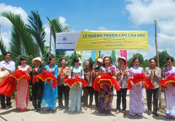 Nam A Bank tài trợ xây cầu Cán Gáo tại Kiên Giang