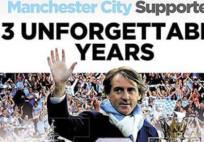 Bị Man City tống khứ, Mancini vẫn gửi lời cảm ơn cổ động viên