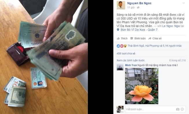 Trả 20 triệu: 'Chuyện nhỏ thôi mà, có gì đâu phỏng vấn'