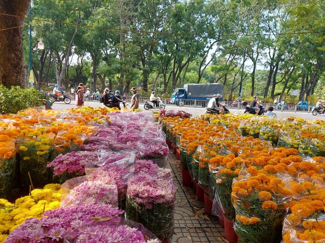 'Tết nay dịch bệnh vậy, tui mua hoa về ngồi ở nhà ngắm cho đã'