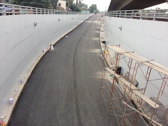 Hướng đi cho các phương tiện tại hầm chui Mỹ Thủy