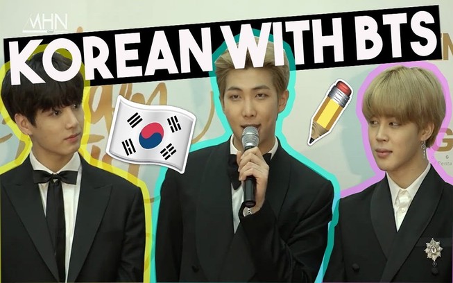 Fan hâm mộ bất ngờ khi được học tiếng Hàn cùng BTS
