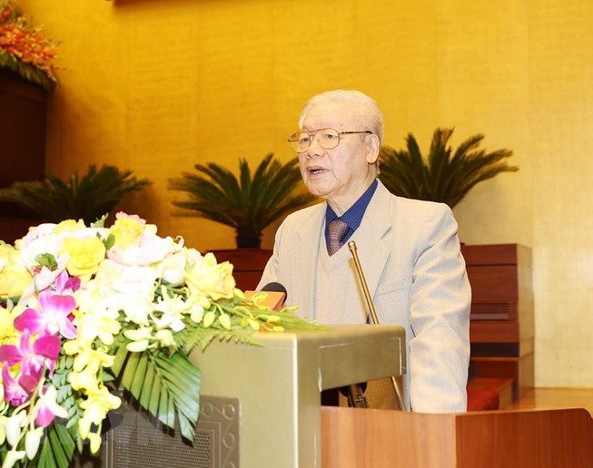 Tổng bí thư, Chủ tịch nước Nguyễn Phú Trọng. Ảnh: TTXVN