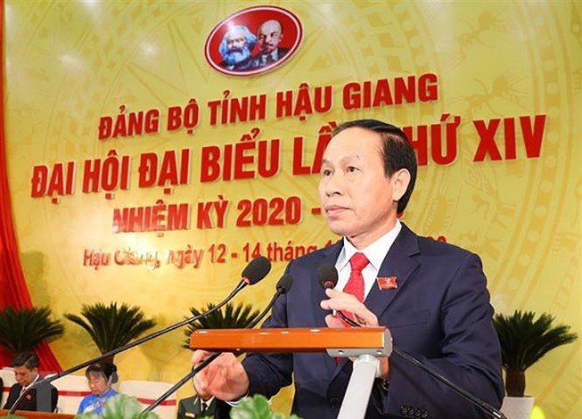 Bí thư Tỉnh ủy Hậu Giang Lê Tiến Châu. Ảnh: TTXVN