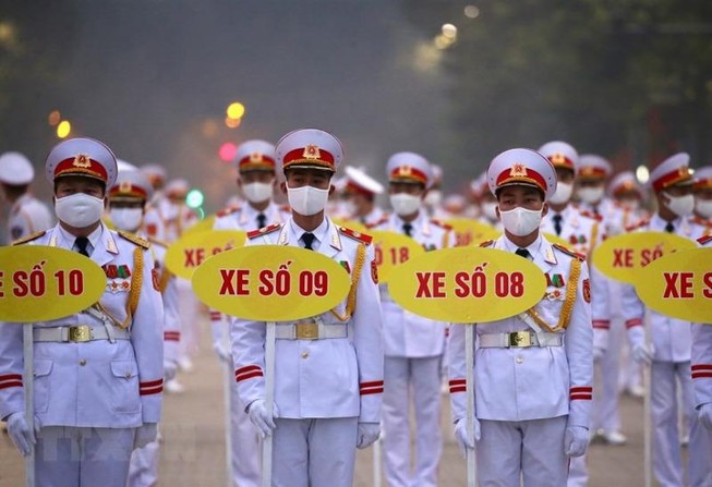Chùm ảnh: Chương trình tổng duyệt Đại hội XIII của Đảng