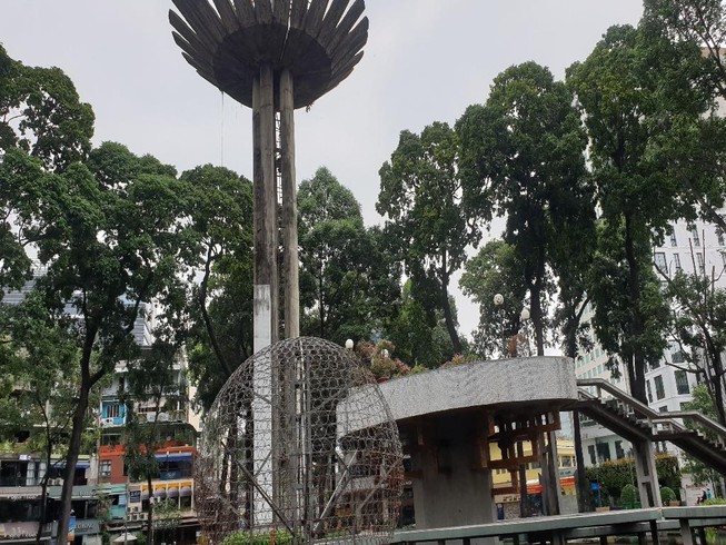 Hồ Con Rùa ở quận 3. Ảnh: NGUYỄN TÂN