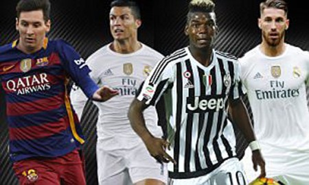 Nóng: UEFA công bố đội hình xuất sắc nhất năm 2015