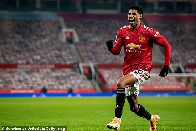 Rashford là một trong những ngôi sao hàng đầu trưởng thành từ lò đào tạo MU. ẢNH: GETTY