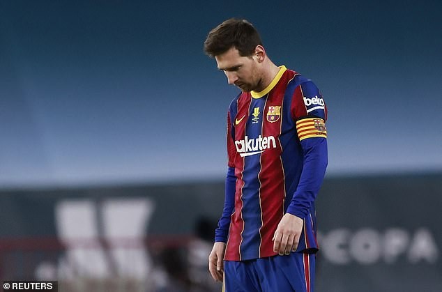 Tương lai của Messi ở Barcelona vẫn chưa rõ ràng. ẢNH: REUTERS