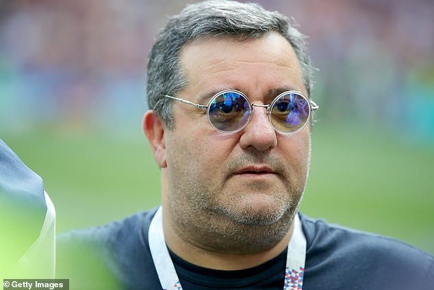 Raiola là một trong những siêu cò quyền lực của bóng đá thế giới. ẢNH: GETTY