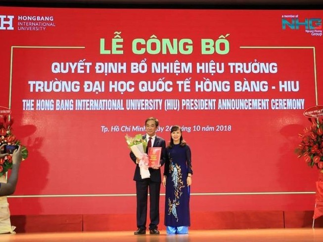Đại học Quốc tế Hồng Bàng có hiệu trưởng mới