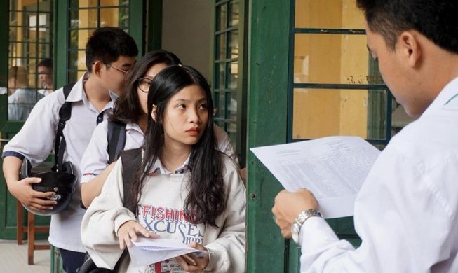 Học sinh tham dự kỳ thi THPT quốc gia năm 2019