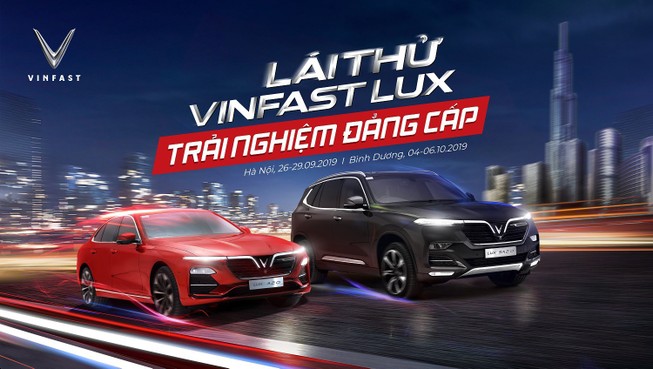 VinFast tổ chức lái thử xe Lux cùng chuyên gia quốc tế
