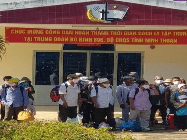 Ninh Thuận: 40 người kết thúc thời gian cách ly COVID-19