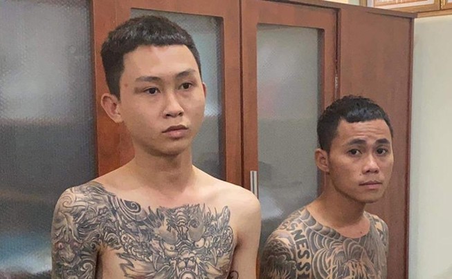 Võ Tấn Quang và Nguyễn Cao Minh Trí bị công an bắt giữ. Ảnh: TS