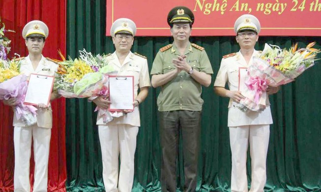 Bổ nhiệm giám đốc Công an Nghệ An