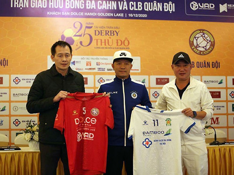 Trận derby CLB Quân đội-CA Hà Nội tái hiện với cột mốc 25 năm - ảnh 1