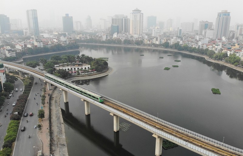 Ngắm đoàn tàu chạy trên đường sắt Cát Linh – Hà Đông - ảnh 3