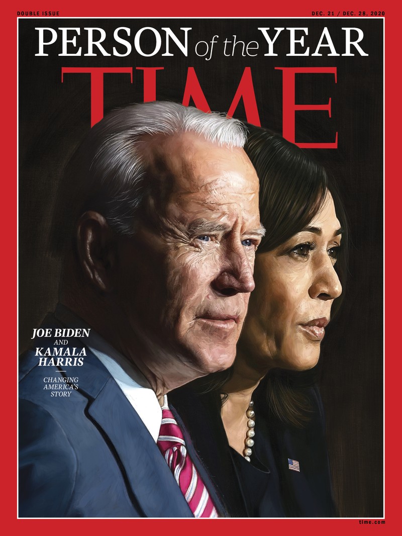 Ông Biden và bà Harris được xướng tên 'Nhân vật của năm' 2020 - ảnh 1