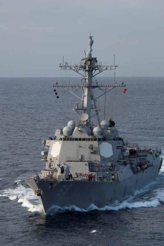 Trung Quốc bám đuôi tàu chiến Mỹ ở eo biển Đài Loan - ảnh 1
