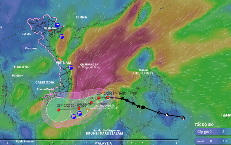 Áp thấp nhiệt đới vào Biển Đông, sắp mạnh lên thành bão - ảnh 1
