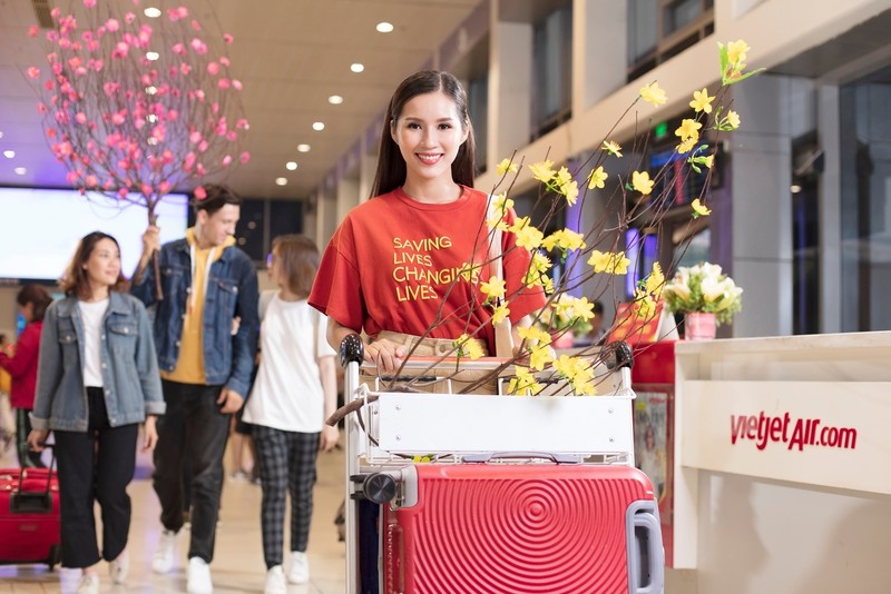 Vận chuyển mai, đào dịp Tết Tân Sửu 2021 cùng Vietjet - ảnh 1