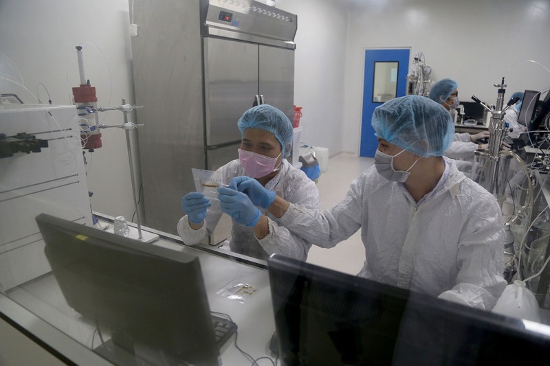 Cận cảnh nơi sản xuất vaccine COVID-19 ‘made in Việt Nam' - ảnh 9