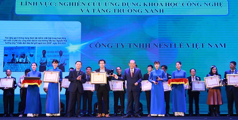 Nestlé Việt Nam nhận Giải thưởng Môi trường 2020 - ảnh 1