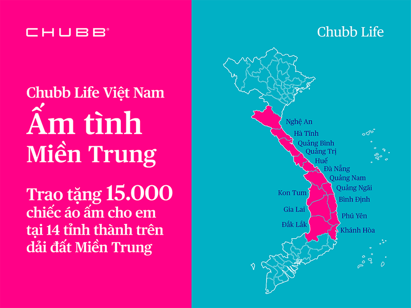 Chubb Life: Hành trình mang ấm áp đến với dải đất miền Trung - ảnh 1