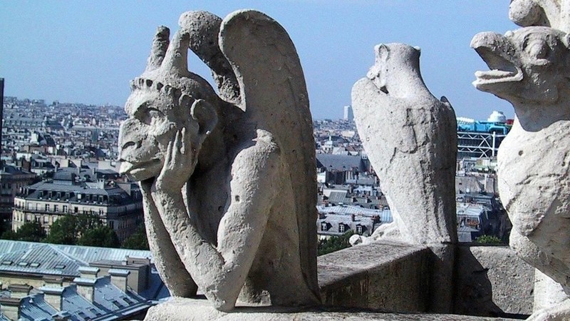 Quai Thu Gargoyle Vẫn Nguyen Vẹn Sau Vụ Chay Nha Thờ đức Ba Sự Kiện Plo