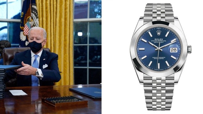 Việc ông Biden mang đồng hồ Rolex đã phá vỡ truyền thống? - ảnh 2