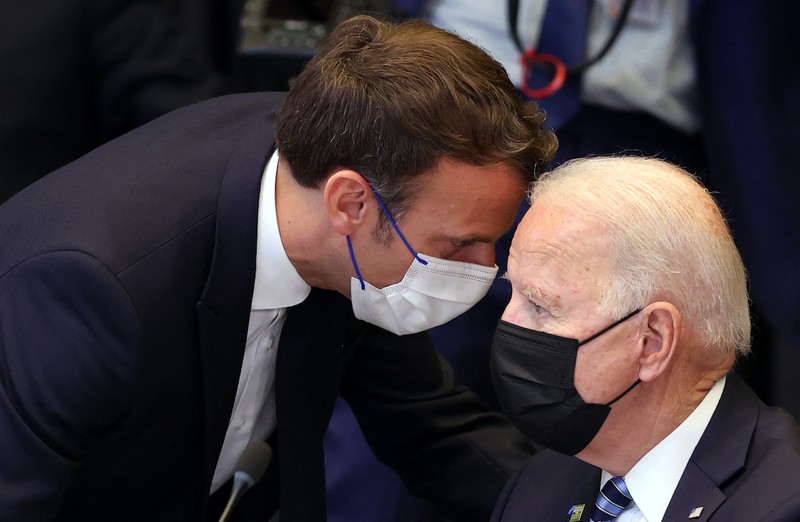 Ông Biden đề xuất điện đàm với ông Macron liên quan thương vụ tàu ngầm với Úc - ảnh 1