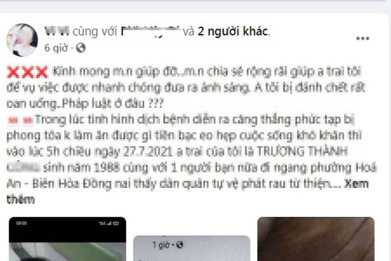 Công an thông tin về clip '1 người tử vong khi lấy rau từ thiện ở Đồng Nai' - ảnh 1