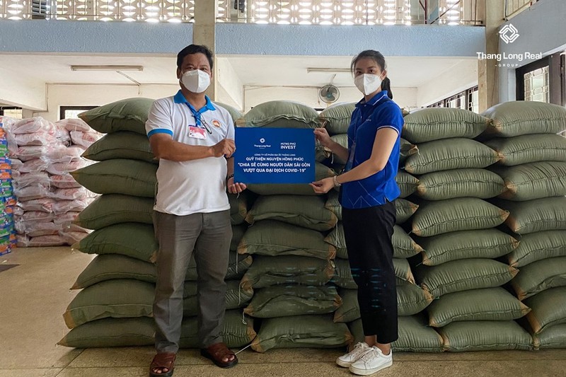 Thang Long Real hỗ trợ 33 tấn gạo giúp người dân TP.HCM - ảnh 1