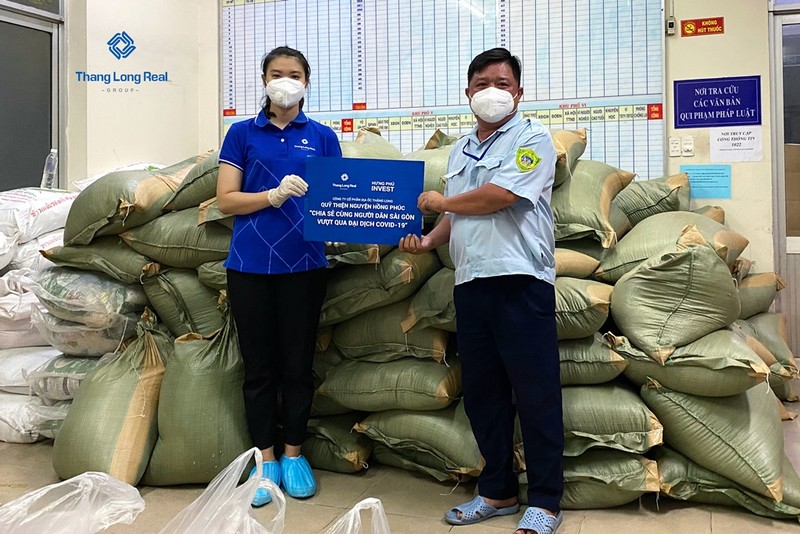 Thang Long Real hỗ trợ 33 tấn gạo giúp người dân TP.HCM - ảnh 3