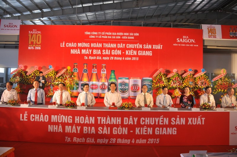 Bia Sai Gon Kien Giang Hoan Thanh Day Chuyá»n Má»›i Thá»‹ TrÆ°á»ng Tieu Dung Plo