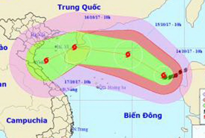 Bão số 11 đang mạnh lên ở biển Đông - ảnh 1
