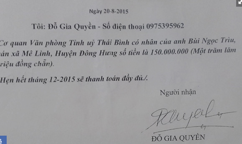 Buộc thôi việc phó phòng Xây dựng Đảng ‘mất tích' - ảnh 1