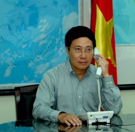 Nội dung cuộc điện đàm của Bộ trưởng Ngoại giao VN với người đồng cấp TQ - ảnh 1