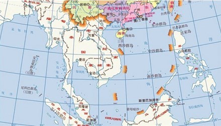 Tấm bản đồ khổ dọc mới vẽ Đường 10 đoạn bị học giả Trung Quốc cho là “trò trẻ con”