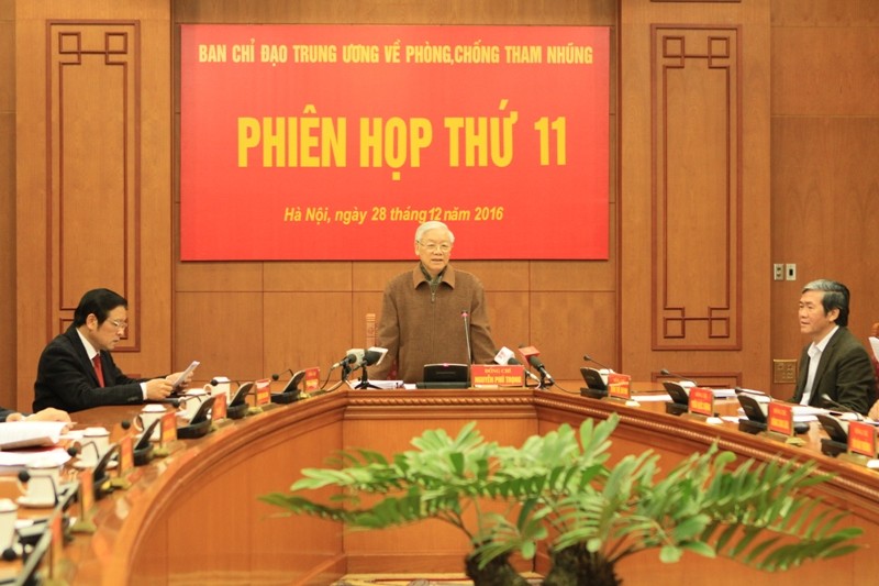 Tổng Bí thư: Xử nghiêm tham nhũng để cảnh tỉnh, răn đe - ảnh 1